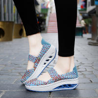 Mocasines de plataforma para mujer, zapatillas cómodas sin cordones, zapatos ligeros para caminar, gris, trabajo, mecedoras largas horas - details 30