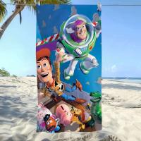 Toalla de playa grande deportiva de secado rápido con dibujos animados T-Toy S-Story, regalo de piscina suave y fresco para viajes, gimnasio, ducha, Camping - details 3