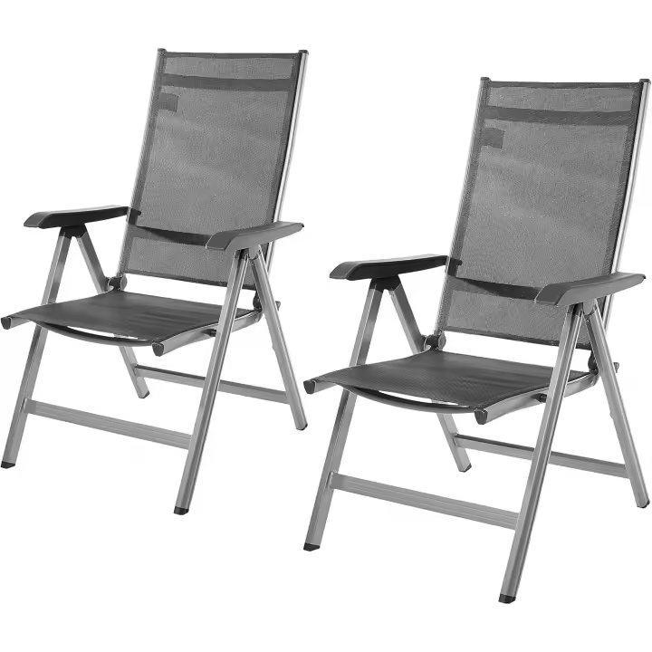 para exteriores regulable en 5 posiciones, 2 Unidad, 69 D x 60,5 W x 110 H cm, - 1