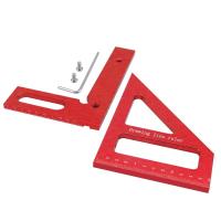 Herramienta de medición de metal 3D precisa para ingenieros rpenter Regla de ángulo de inglete de aluminio de 45 y 90 grados - details 7