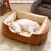Cama cuadrada para gatos y animales pequeños, sofá suave y extraíble, muebles para mascotas, accesorios para gatos - details 6