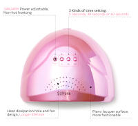 Lámpara LED UV para Arte de Uñas KADS 48W Secador de Esmalte de Gel Profesional Herramientas de Manicura Adecuado para Uso en Casa - details 6