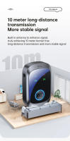 Receptor y transmisor de Audio multipunto 2 en 1, Bluetooth 5,4, 3,5mm, AUX, HIFI, HD, adaptador inalámbrico de avión de baja latencia con micrófono - details 14