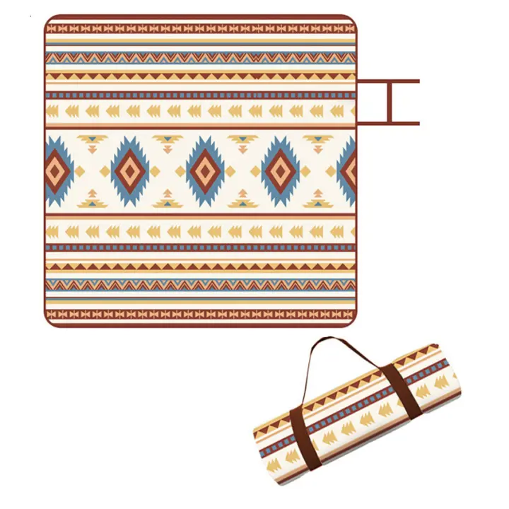 Manta de picnic impermeable 200 x 200 para exteriores, Manta de camping impermeable, sin arena, manta de playa grande, portátil, lavable, para playa, barbacoa, picnic, senderismo, viajes, camping - 1