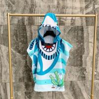 Toallas para niñas pequeñas, capa con capucha, bata de baño de playa, albornoz de microfibra suave para niños, Poncho de piscina, toalla de viñetas de animales - details 18