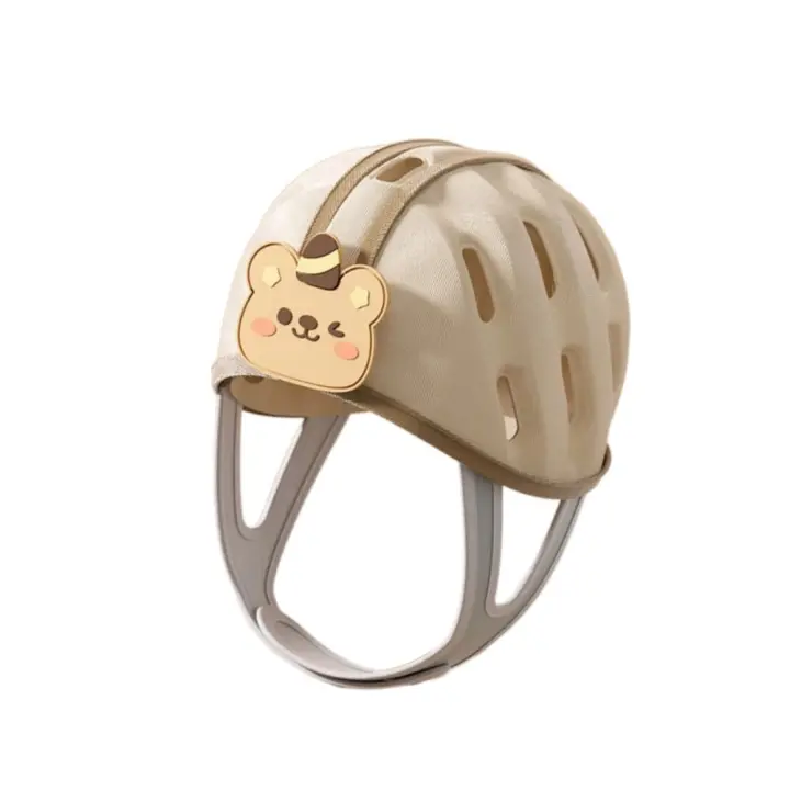 Casco de seguridad para bebé sin golpes, Protector de cabeza infantil ajustable y transpirable, cómodo de llevar, protector de cabeza de seguridad ultraligero para bebé - 1