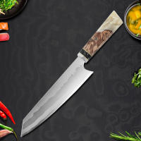 Cuchillo de Damasco de 8 pulgadas, utensilio de cocina de estilo japonés, VG10, de acero inoxidable, mango ergonómico - details 1