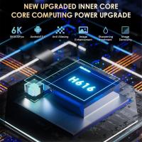 Dispositivo de TV inteligente H20PRO, decodificador con Android 10, 2GB, 16GB, 6K, reproductor multimedia, WIFI 2,4 y 5G, muy rápido, 1080P, enchufe europeo - details 3