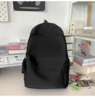 Mochila escolar de nylon impermeable de alta capacidad, simple y sólida, con cremallera Mahua, mochilas de alta calidad, bolsas - details 0