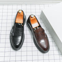 Zapatos Formales para Hombres Estilo Inglés Elegante Tacón Bajo PU Doble Hebilla Talla Grande 38-46 - details 3