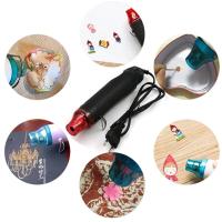 220/110V Pistola de Aire Caliente Herramientas de Bricolaje Herramientas Eléctricas de Calentamiento Mini Soldadura Temperatura Artesanía Soplador Retráctil con Soporte Herramienta de Calentamiento de Película Retráctil - details 1