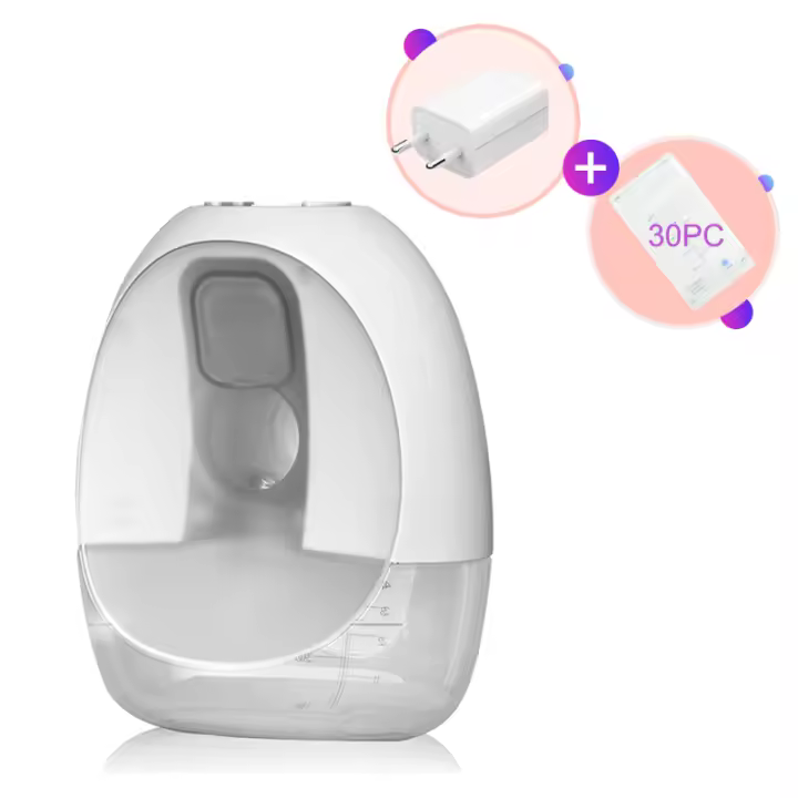 SLAIXIU Pump de Pezón Eléctrico Portátil Extractor de Leche Silencioso para Hogar, Oficina, Exteriores Libre de BPA, Estilo Neutral - 1