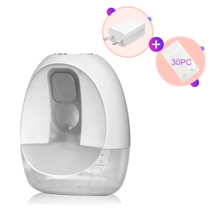SLAIXIU Pump de Pezón Eléctrico Portátil Extractor de Leche Silencioso para Hogar, Oficina, Exteriores Libre de BPA, Estilo Neutral - 1