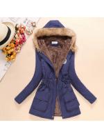 2024 New Autumn Winter Women Cotton Jacket Padded Casual Slim Coat Emboridery Hooded Wadded Warm Overcoat - details 4