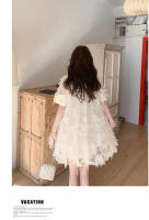 Vestido de Parche de Flecos de Alta Gama para Mujer Verano 2025 Estilo Francés, Vibe de Princesa Joven - details 11
