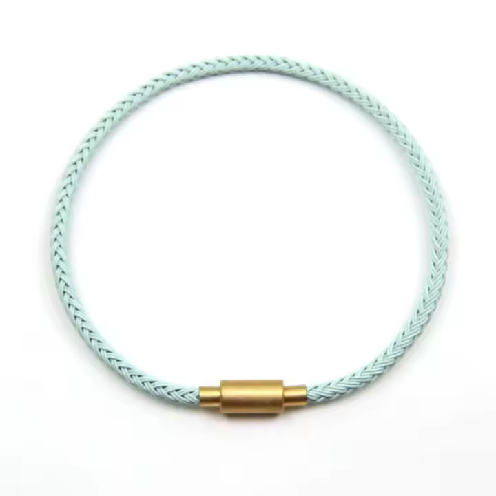 Cuerda de mano de oro duro Cuerda de hebilla de empujar y tirar de 2,5 mm - 1