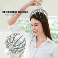 Masajeador De Cabeza Garra De Pulpo Eléctrico Anti Estrés Masaje De Cabello Dispositivo De Terapia Bluetooth Recargable - details 13