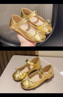 Zapatos de cuero para niñas pequeñas, zapatos planos con lazo para fiesta de boda, Princesa, Mary Janes, zapatos de vestir para niños brillantes - details 6