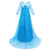 Disfraz de Princesa Elsa con Lentejuelas para Niñas, Vestido Blanco para Carnaval, Fiesta de Cumpleaños, Navidad, Cosplay - details 3