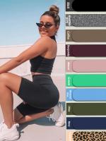 Pantalones Cortos De Ciclista De Cintura Alta Para Mujeres, Súper Suaves Y No Transparentes Para Hacer Ejercicio, Correr Y Practicar Yoga, Ropa Deportiva Para Mujeres - details 4