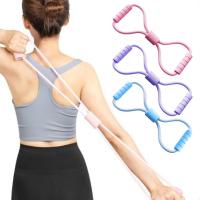 Banda de resistencia tipo 8 palabras para mujer, cinturón elástico para ejercicio físico, banda elástica para el brazo, equipo de Yoga para mujer, Fitn G2h5, 1 ud. - details 10
