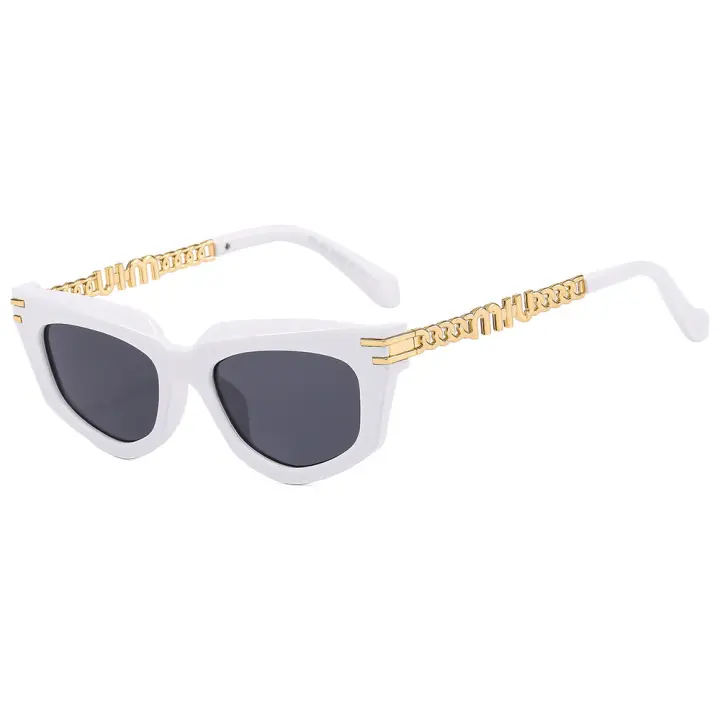 Miao gafas de sol con letras MIU, personalizadas, a la moda, para hombre y mujer - 1