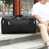 Bolsa de viaje de nylon para hombres y mujeres Bolsa de equipaje de mano de gran capacidad para fin de semana, gimnasio, bolsa deportiva para la noche - details 0