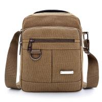 Bolso de hombro de lona para hombre, bandolera de lona de estilo coreano, para viajes de ocio al aire libre, bolso de hombro portátil - details 4