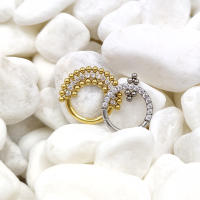 Pendientes de aro para piercing para mujer, aro con bisagras para el cartílago, hélice g23, cuentas de titanio, cz, para la nariz, segmento con bisagras, tragus, cartila, 1 unidad - details 3