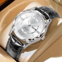 Reloj de hombre cinturón impermeable casual reloj de cuarzo - details 7