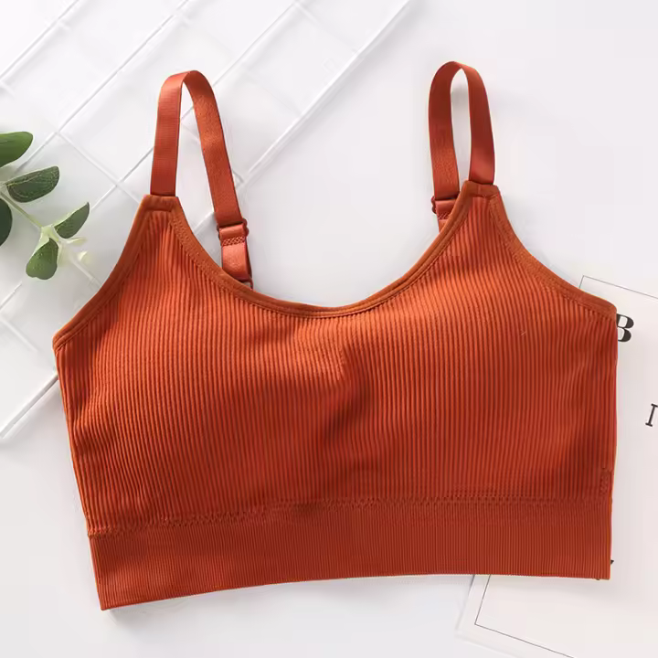 Sujetador De Mujer Sin Aros De Talla Completa Transpirable Para Dormir Y Fitness Top Deportivo De Alta Calidad Cómodo Para Correr - 1