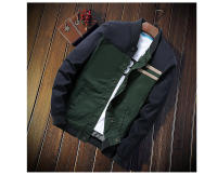 Chaqueta Bomber ligera para hombre, uniforme de béisbol a la moda para primavera y otoño, con Material de poliéster para el cuidado - details 3