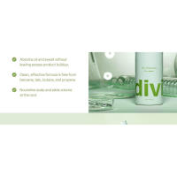 Absorbs oil and sweat without leaving buildup. Clean formula. Nourishes the scalp and adds volume.