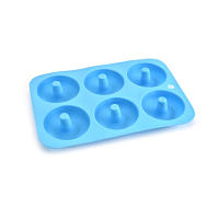 Molde de silicona antiadherente para hornear Donuts, herramienta de confitería para rosquillas de 6 cavidades, apta para lavavajillas, forma perfecta - details 3
