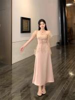 Vestido de Malla de Puntos de Polka para Mujer Estilo de Verano Nuevo, Cintura Ajustada, Aroma Fresco, Belleza Estupenda - details 0