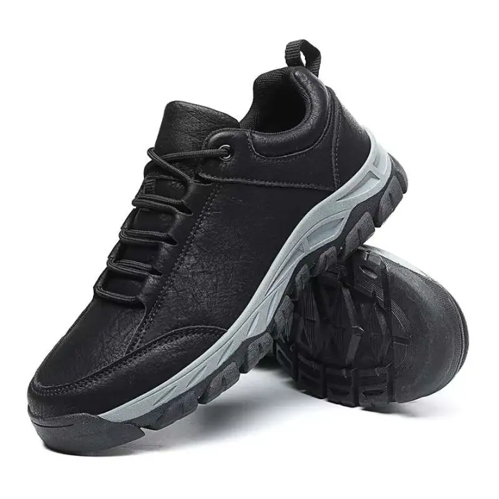 Nuevos deportes multifuncionales de cuero de fibra ultrafina de alta gama para hombre para moda al aire libre, antideslizantes, impermeables y transpirables - 1