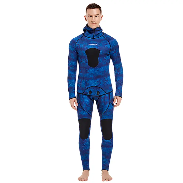 Traje de camuflaje de manga larga para hombre, traje de buceo sumergible de neopreno CRSC de 3mm, para pesca submarina - 1