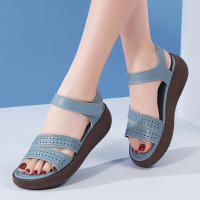 Sandalias de tacón de cuña a la moda de verano para mujer - details 4