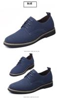Zapatos Casuales de Oxforde Azul Talla Grande 38-48 Zapatos de Vestir Transpirables de Lujo para Hombres - details 28