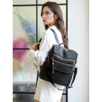 Nueva mochila para mujer con estampado de diamantes, moda simple y versátil, que mejora la calidad de la mochila de gran capacidad. - details 8