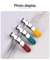 2025 nuevo Mini cortador de uñas ultrafino, cortaúñas plegable de acero inoxidable, cortaúñas, tijera para uñas de los pies, manicura y pedicura - details 7