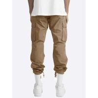 Temu Shein Pantalones Cargo para Hombre Deportes Color Sólido Cordón Multi-Bolsillo - details 16