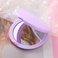 Esfuerzo de Belleza Portátil Espejo de Maquillaje Plegable Mini Doble Cara Color Crema - details 3