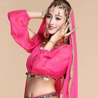 Tops brillantes con cuentas de lentejuelas en el vientre, disfraces de baile sexys, disfraces con flecos para festivales, discotecas, fiestas, Tailandia, India y Arabia - details 8