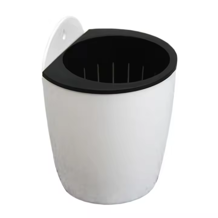 Maceta montada en la pared, absorción automática de agua, maceta para flores perezosas, planta creativa de plástico, cesta para plantas de piña verde en maceta - 1
