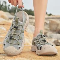 Sandalias Hechas a Mano para Hombre Transpirables, Antideslizantes, Adecuadas para Exteriores, Resistentes a la Desgaste, Zapatos de Sendero - details 12