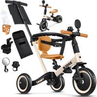 Bicicleta de Equilibrio, Triciclo para niños de 1 año a 5 Años, Capacidad de Carga hasta 25kg, Incl. Manillar/Barra de Seguridad/Cinturón de Seguridad/Timbre/Espejo. - details 17