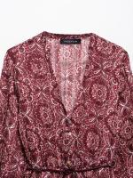 Ropa de mujer europea y americana mini vestido estampado de mujer popular - details 4