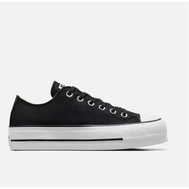 Buroalma Zapatillas Plataforma Chuck Taylor All Star Plataforma bota Blanca |   Clásicas y elegantes |   Estilo Retro Urbano - 1