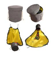 Bolsa de Almacenamiento Plegable para Juguetes Organizador de Limpieza Oversize para Juegos de Bloques de Construcción Cesta de Lavandería para el Hogar - details 5